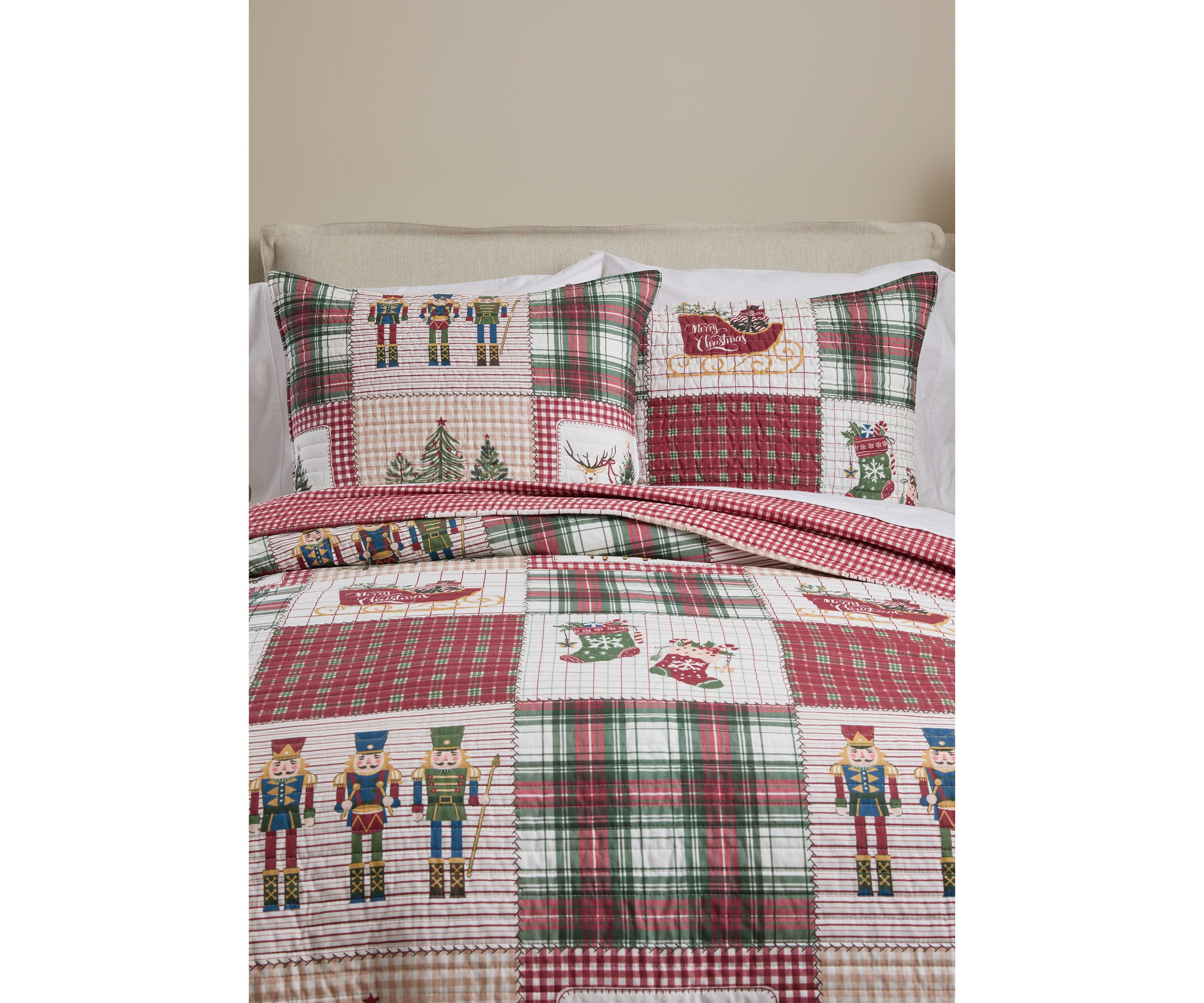 Nutcracker Patch Quilt Set 