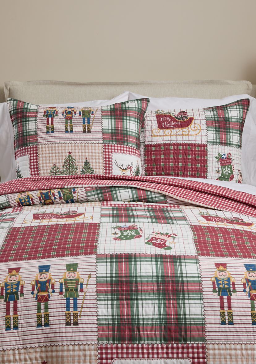 Nutcracker Patch Quilt Set 
