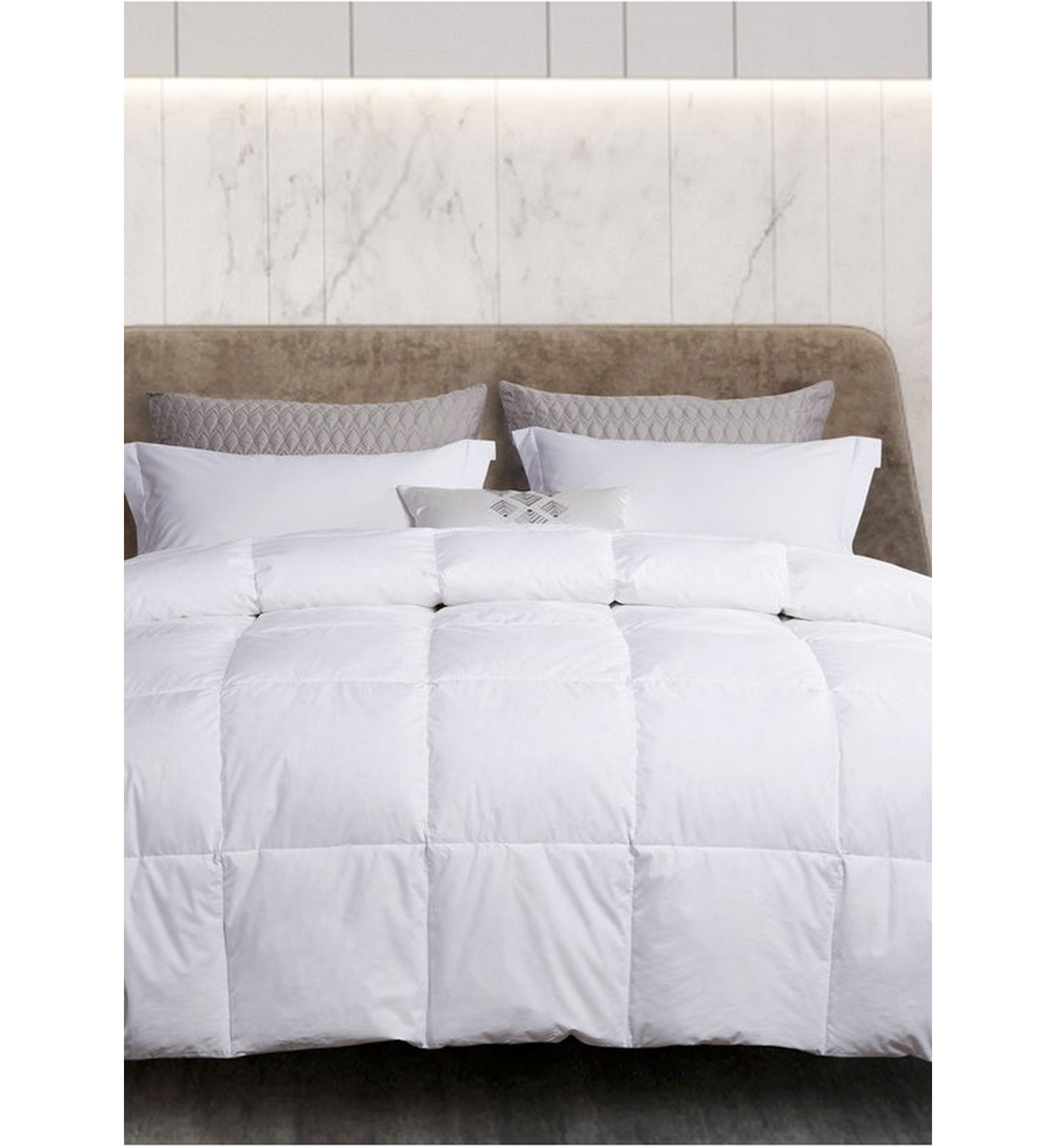 White Goose Feather and Down Comforter
