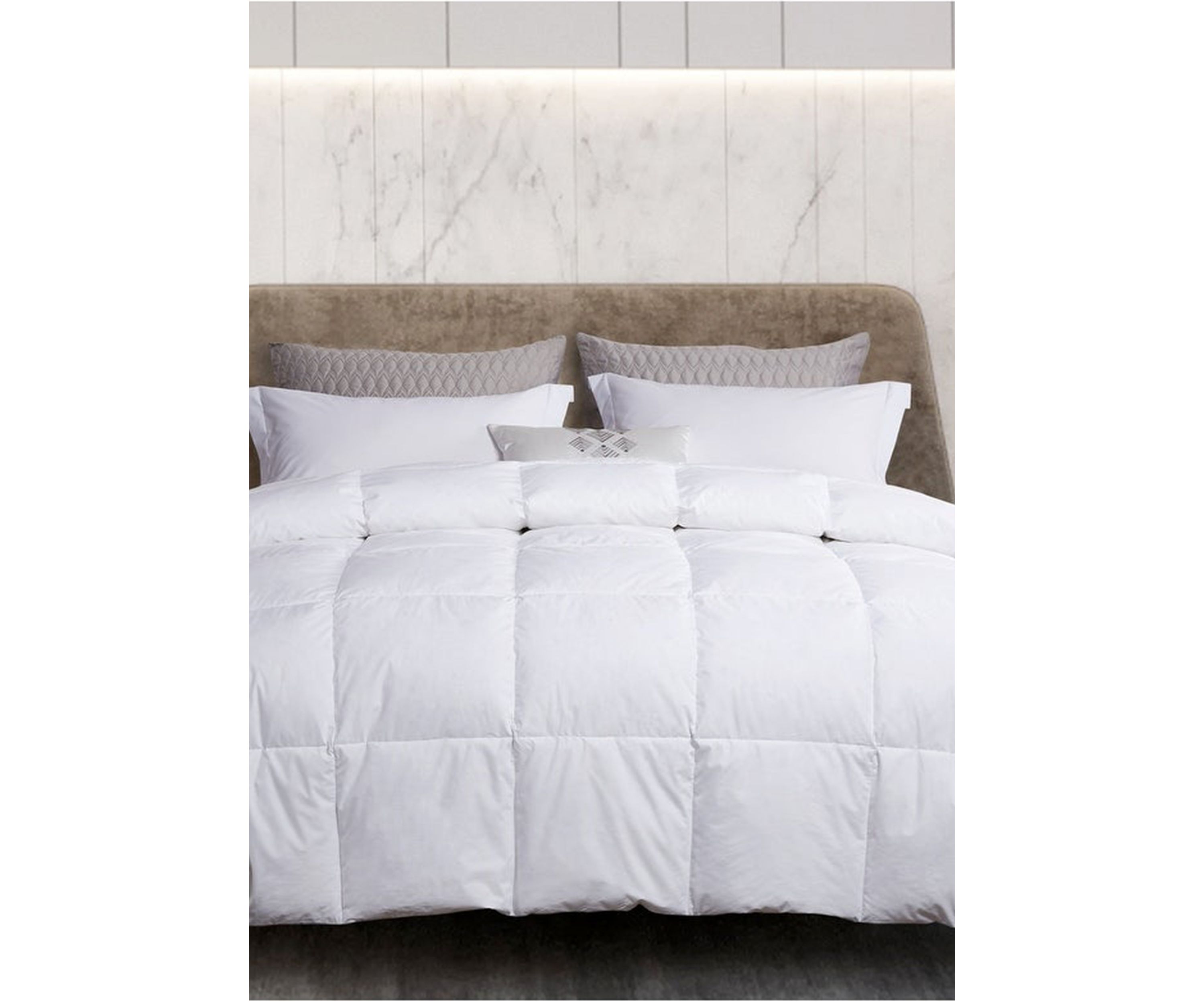 White Goose Feather and Down Comforter