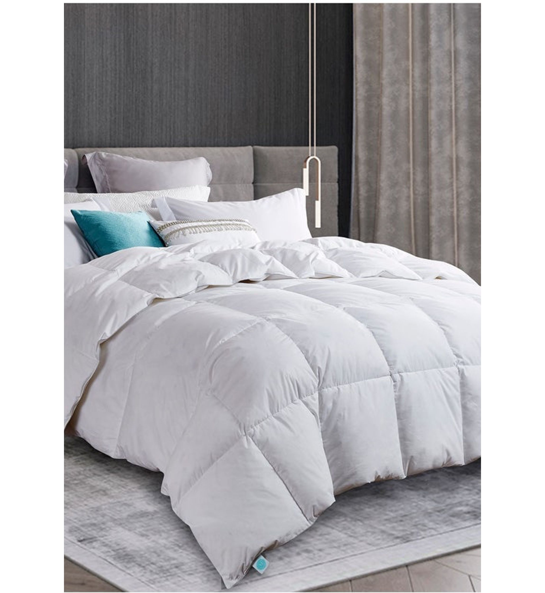 White Goose Down and Feather Comforter
