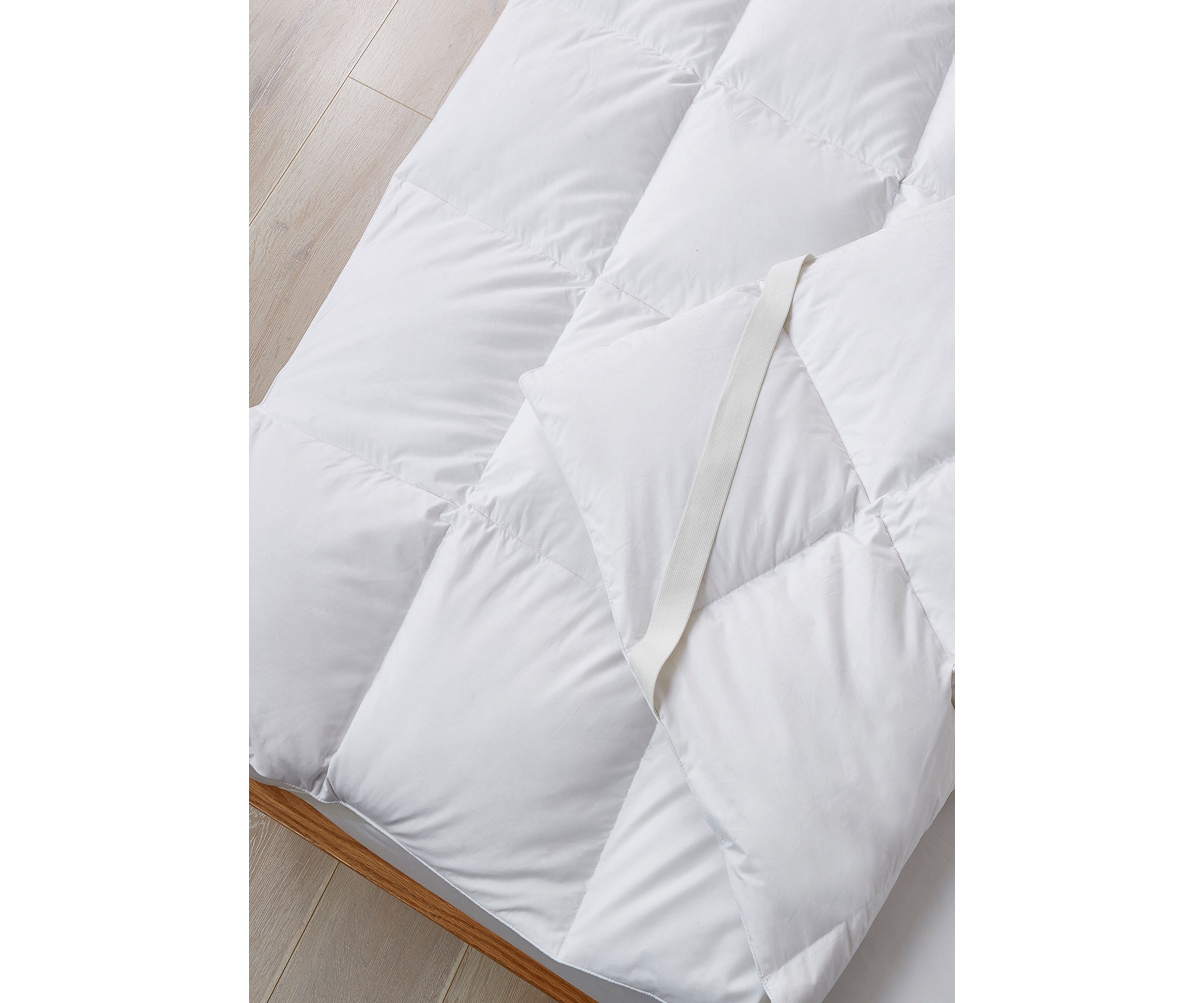 White Goose Feather and Down Fiber Featherbed