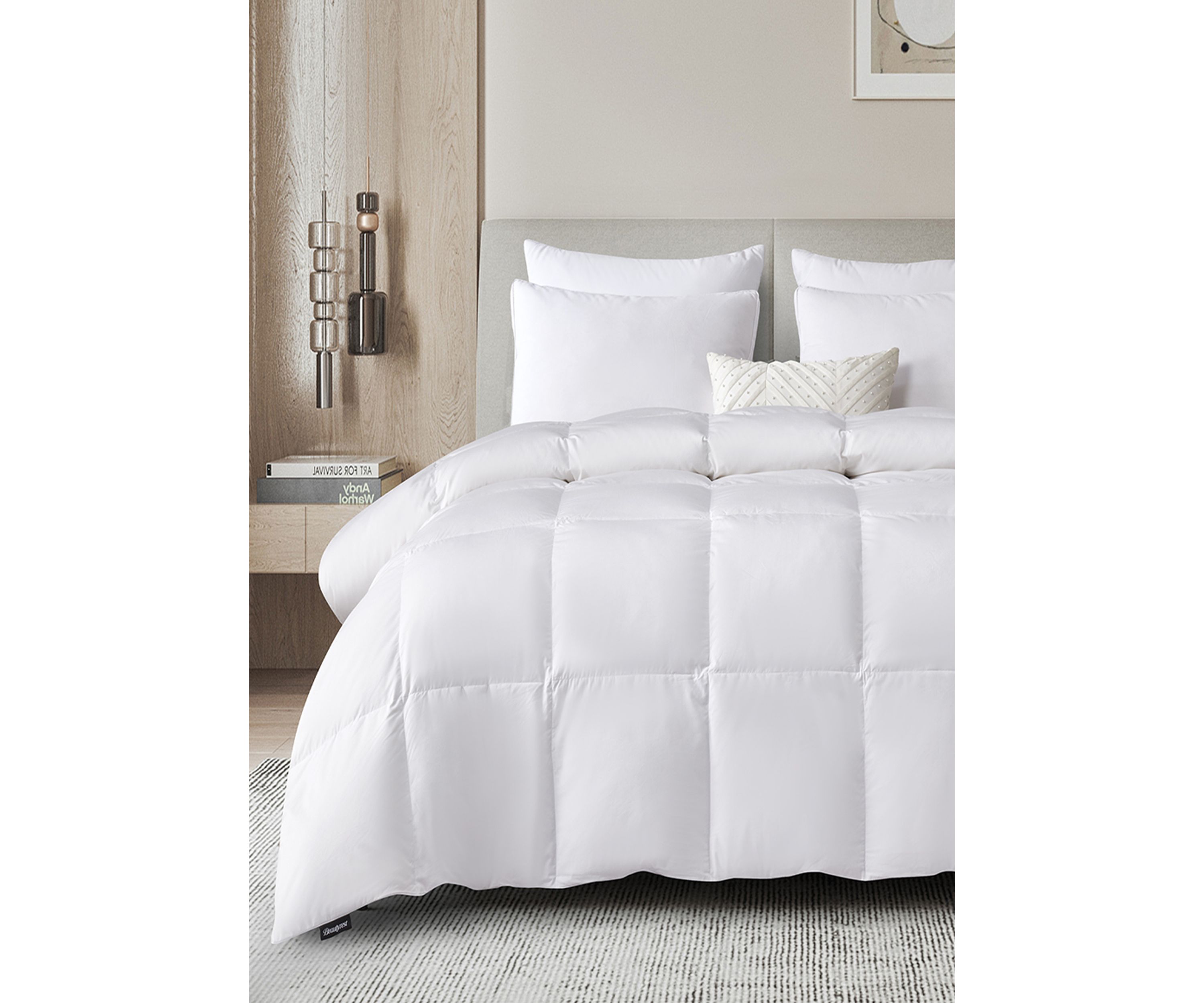 Tencel®/Cotton Blend Down Fiber Comforter - All Seasons