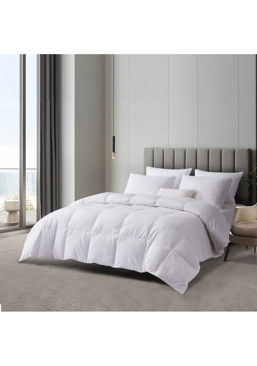 Tencel®/Cotton Blend 90/10 Feather/Down Fiber Comforter - All Seasons