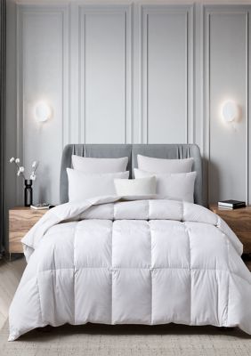 Martha Stewart TencelÂ®/Cotton blend 90/10 Goose Feather/Down Fiber Comforter - All Seasons -  710091011725697