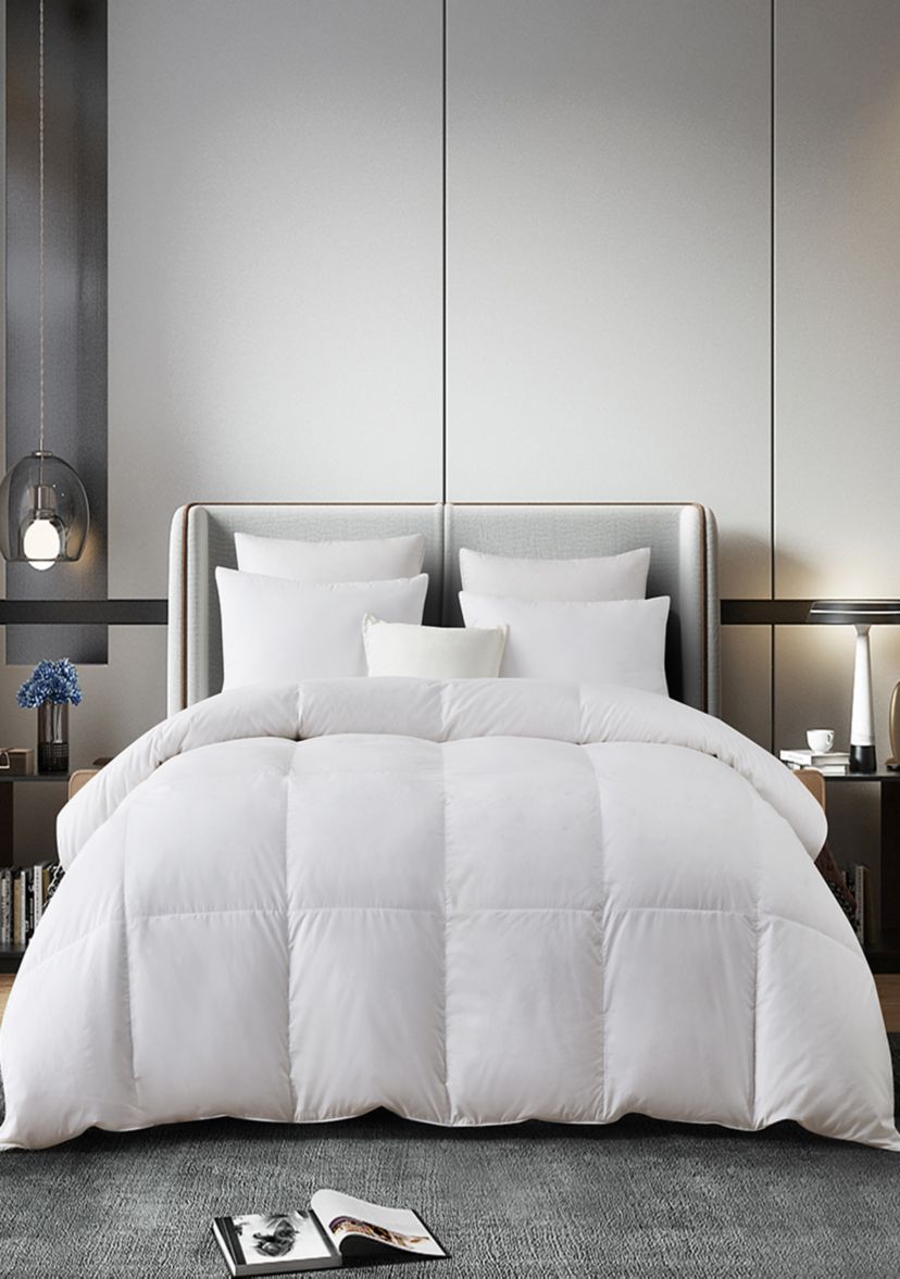 Tencel/Cotton Blend European Down Comforter - All Seasons