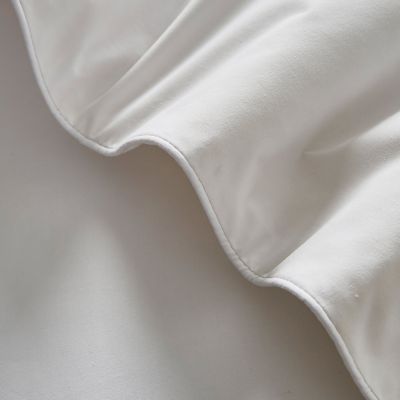 100% Organic Cotton White Feather and Down Comforter