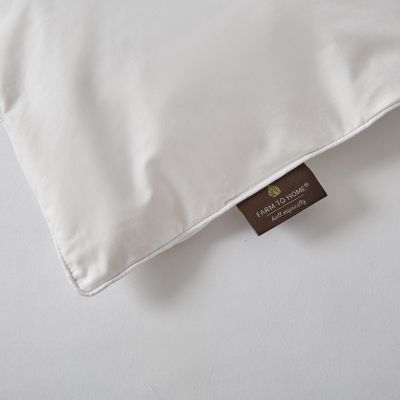 100% Organic Cotton White Feather and Down Comforter