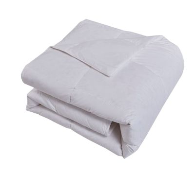 100% Organic Cotton White Feather and Down Comforter