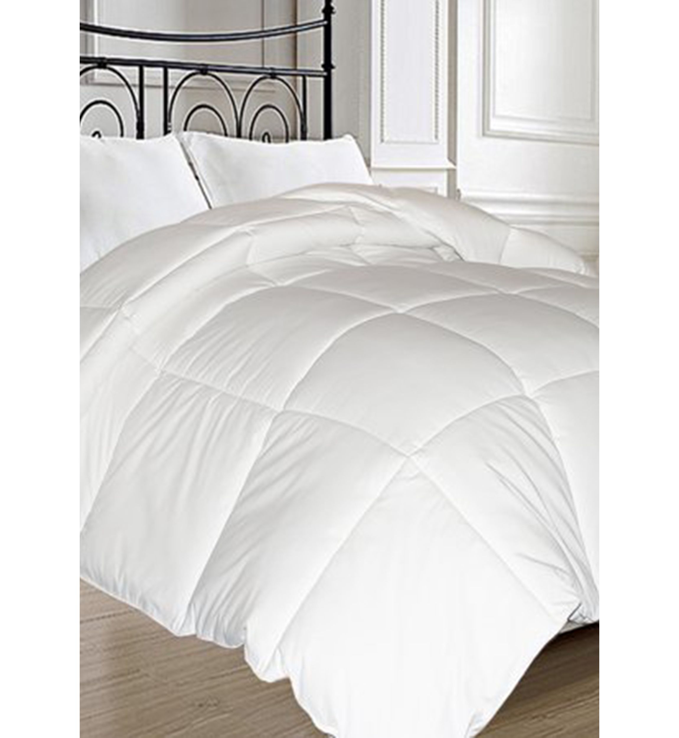 Microfiber Natural Feather Down Fiber Blend Comforter