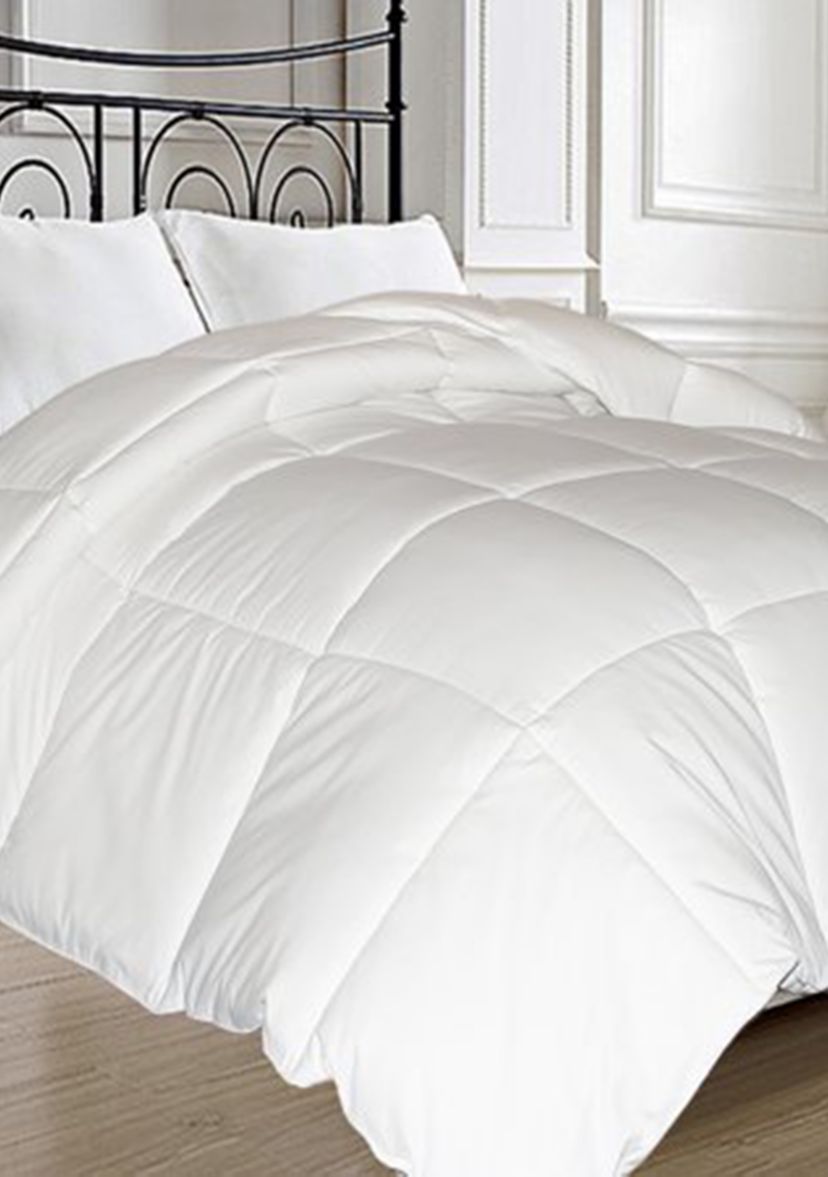 Microfiber Natural Feather Down Fiber Blend Comforter