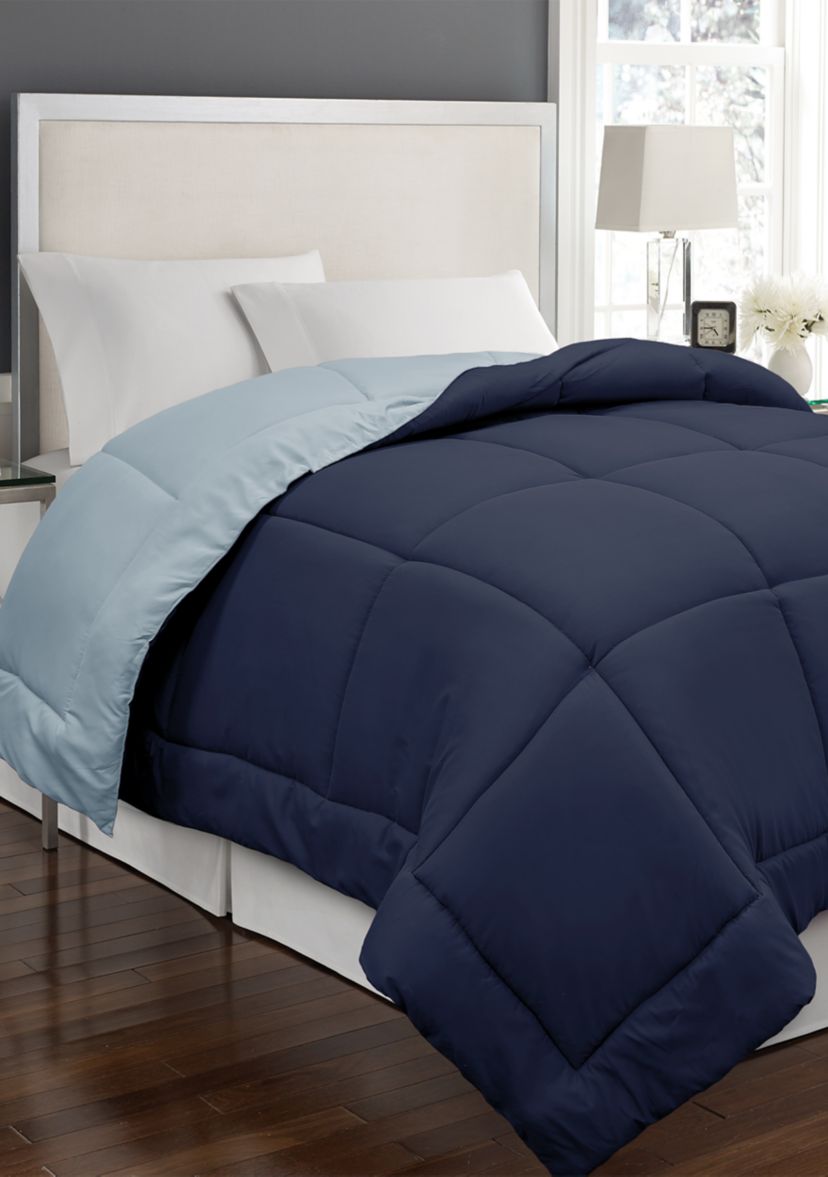 Microfiber Reversible Down Alternative Comforter