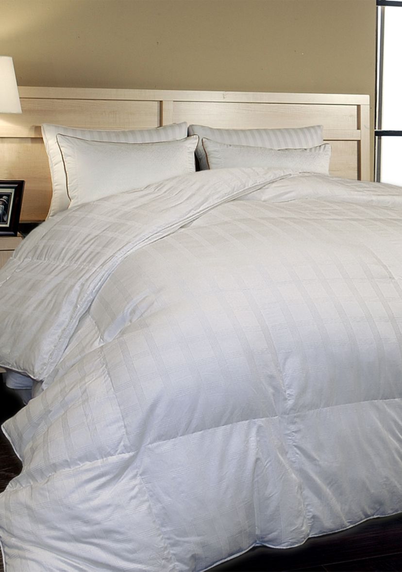 600 Thread Count Windowpane Duraloft Down Alternative Comforter