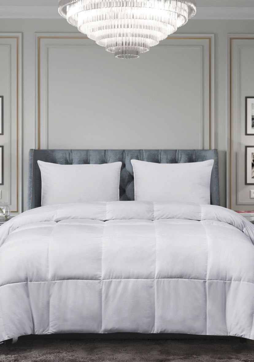 Microfiber Extra Warmth Goose Feather and Down Fiber Comforter