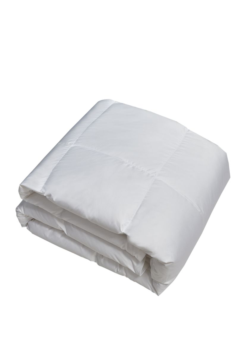 Ultra Soft Nano Touch Light Warmth White Down Fiber Comforter
