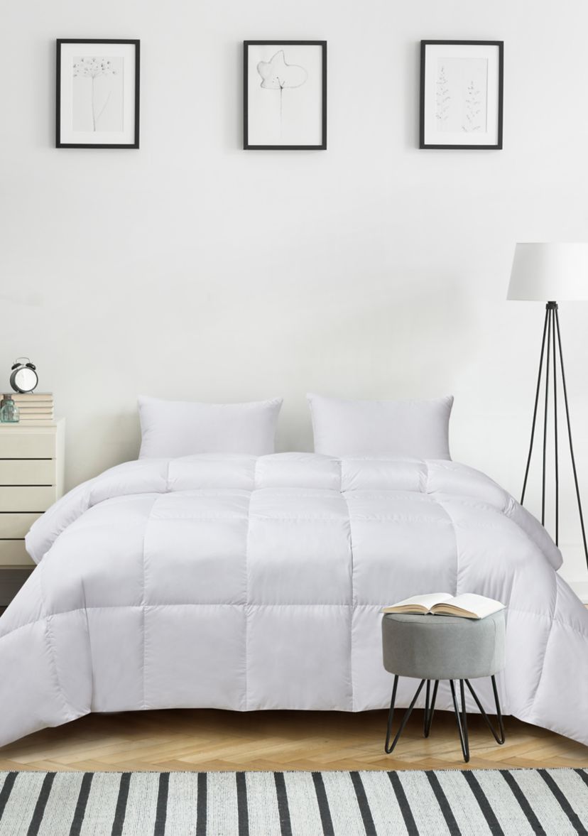 Ultra Soft Nano Touch Extra Warmth White Down Fiber Comforter