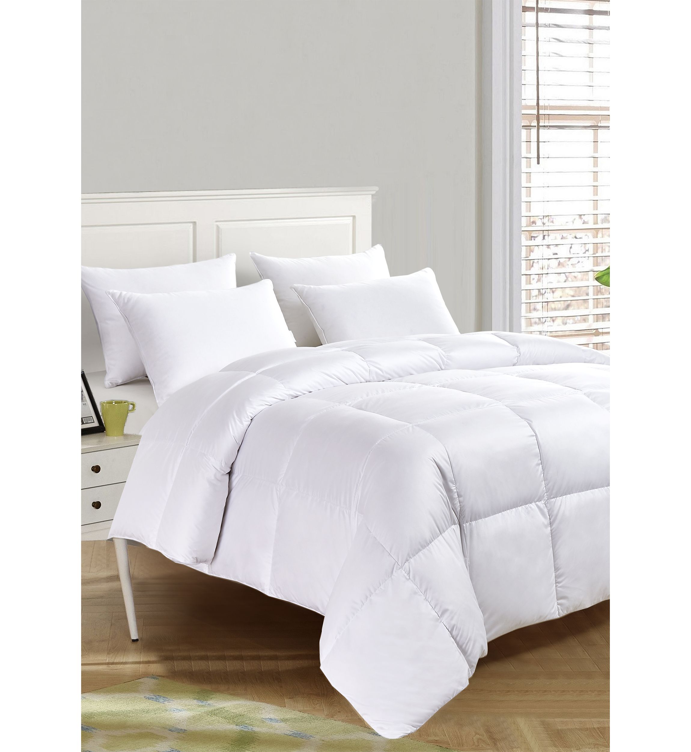 Ultra Soft Nano Touch Extra Warmth White Down Fiber Comforter