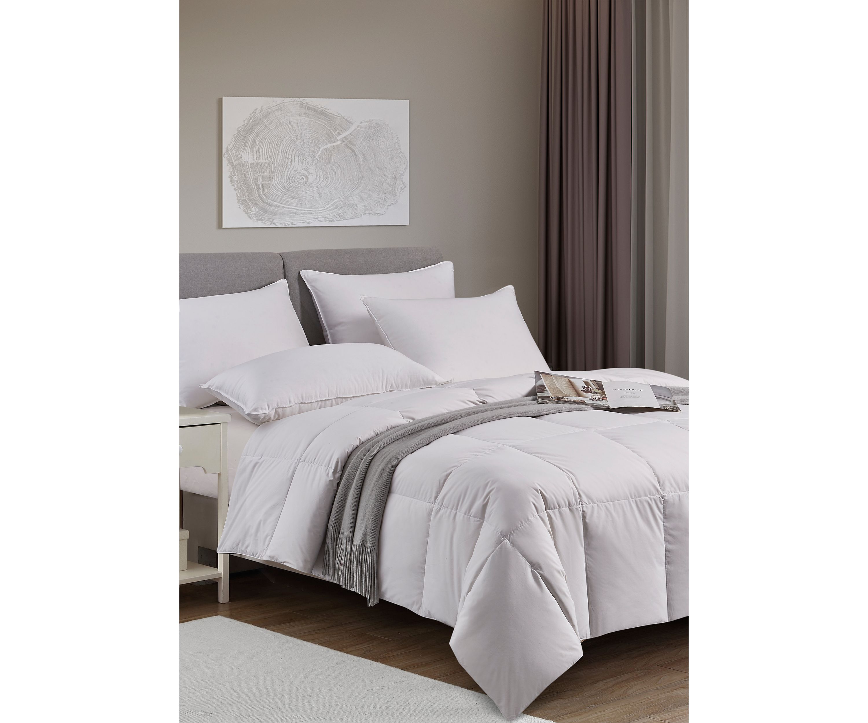 Extra Warmth White Down Fiber Comforter