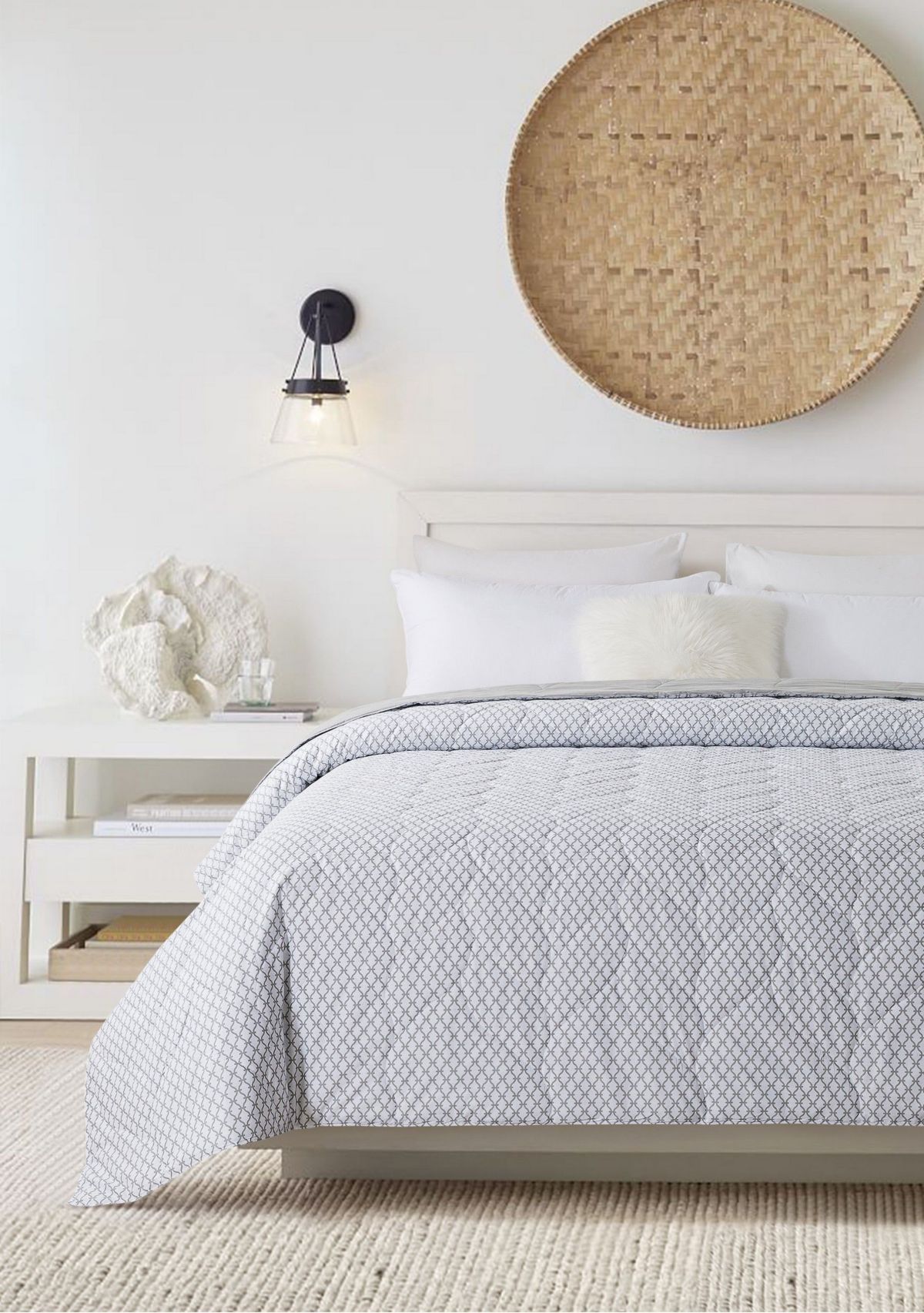 Antimicrobial Cotton Reversible Down Alternative Blanket