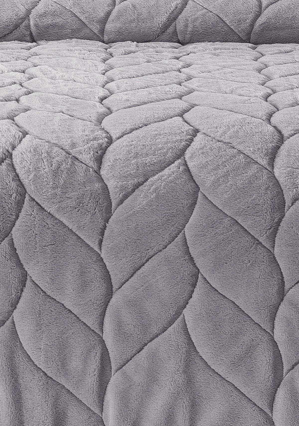 Cozy Gray Down Alternative Blanket