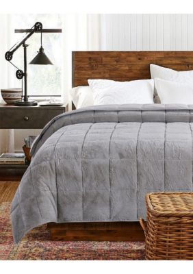 St. James Home Cozy Down Alternative Reversible Blanket
