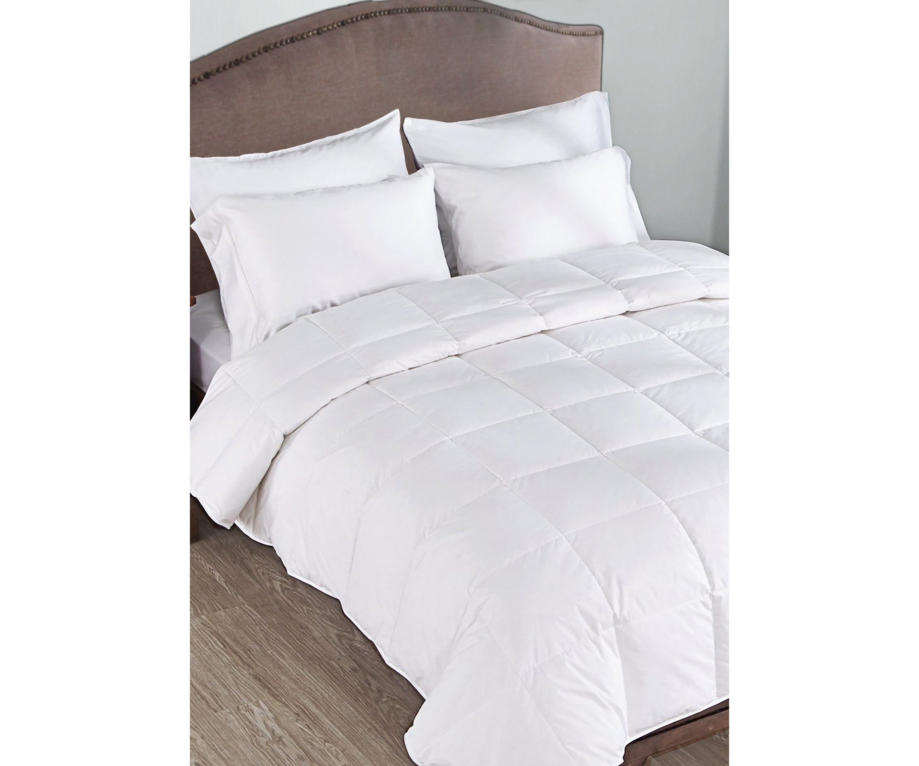 Lightweight White Goose Nano Down and Feather Comforter