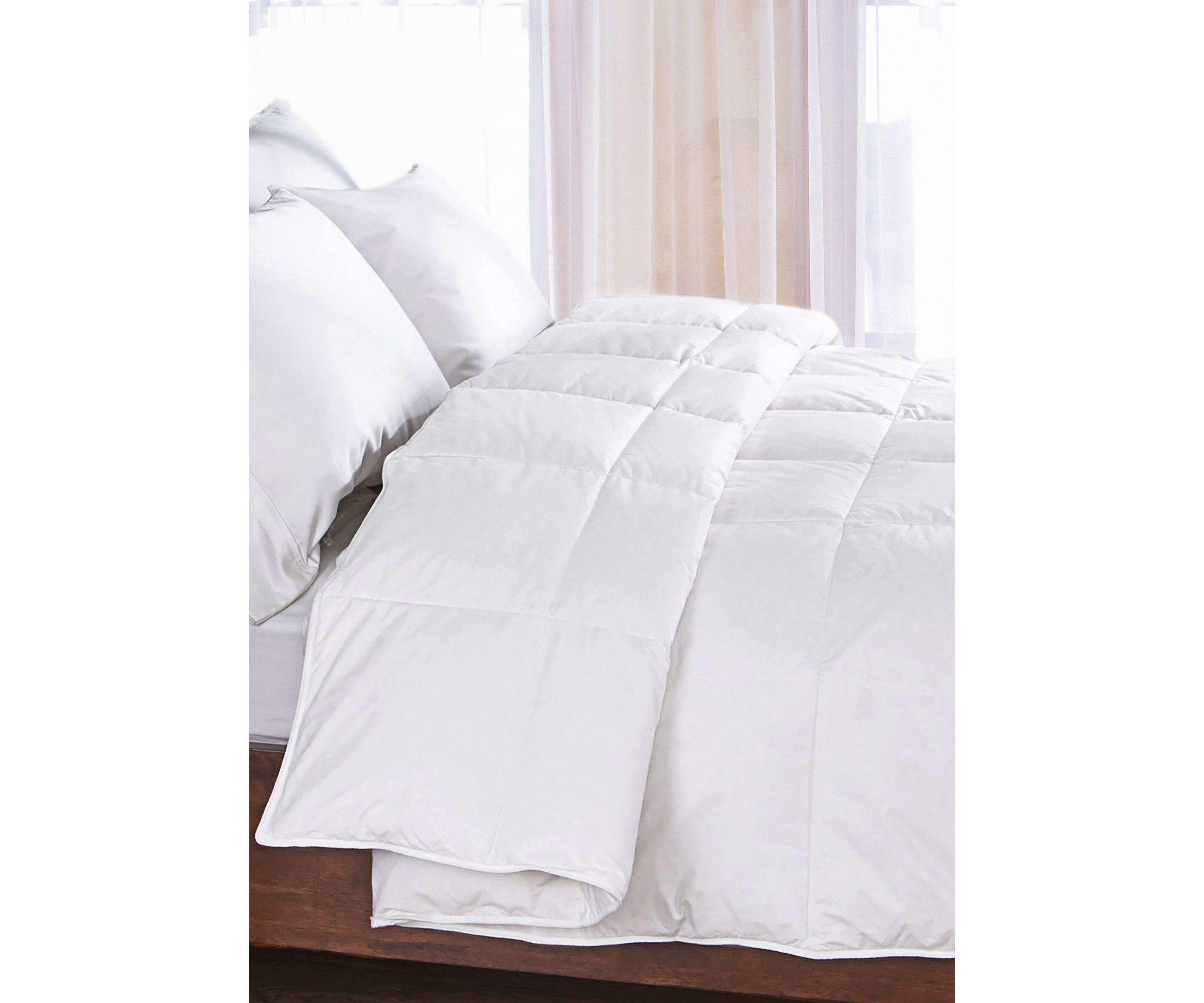 Lightweight White Goose Nano Down and Feather Comforter