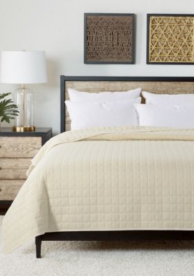 St. James Home Velvet Trim Down Alternative Blanket, Twin