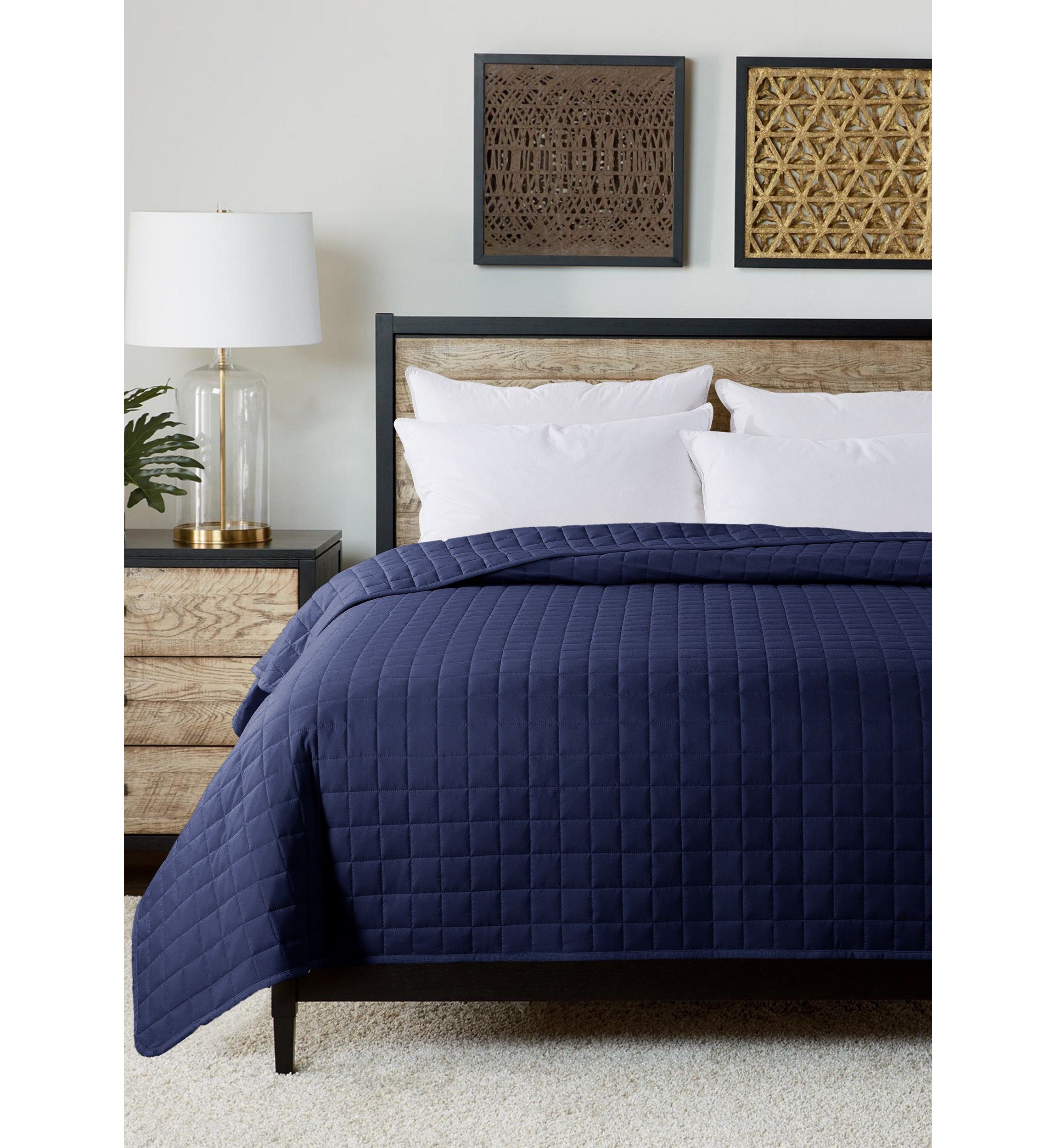 Velvet Trim Down Alternative Blanket