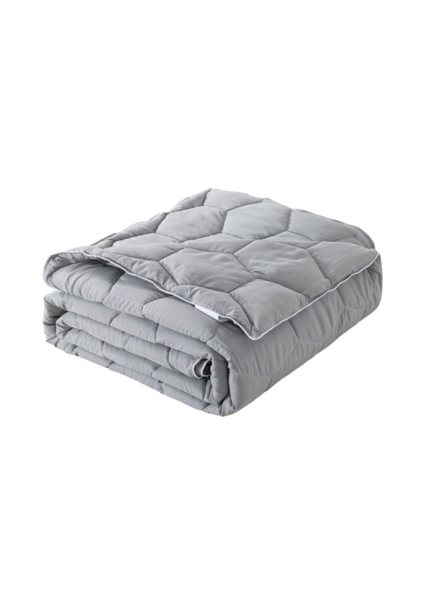 Honeycomb Color Contrast Stitched Down Alternative Blanket
