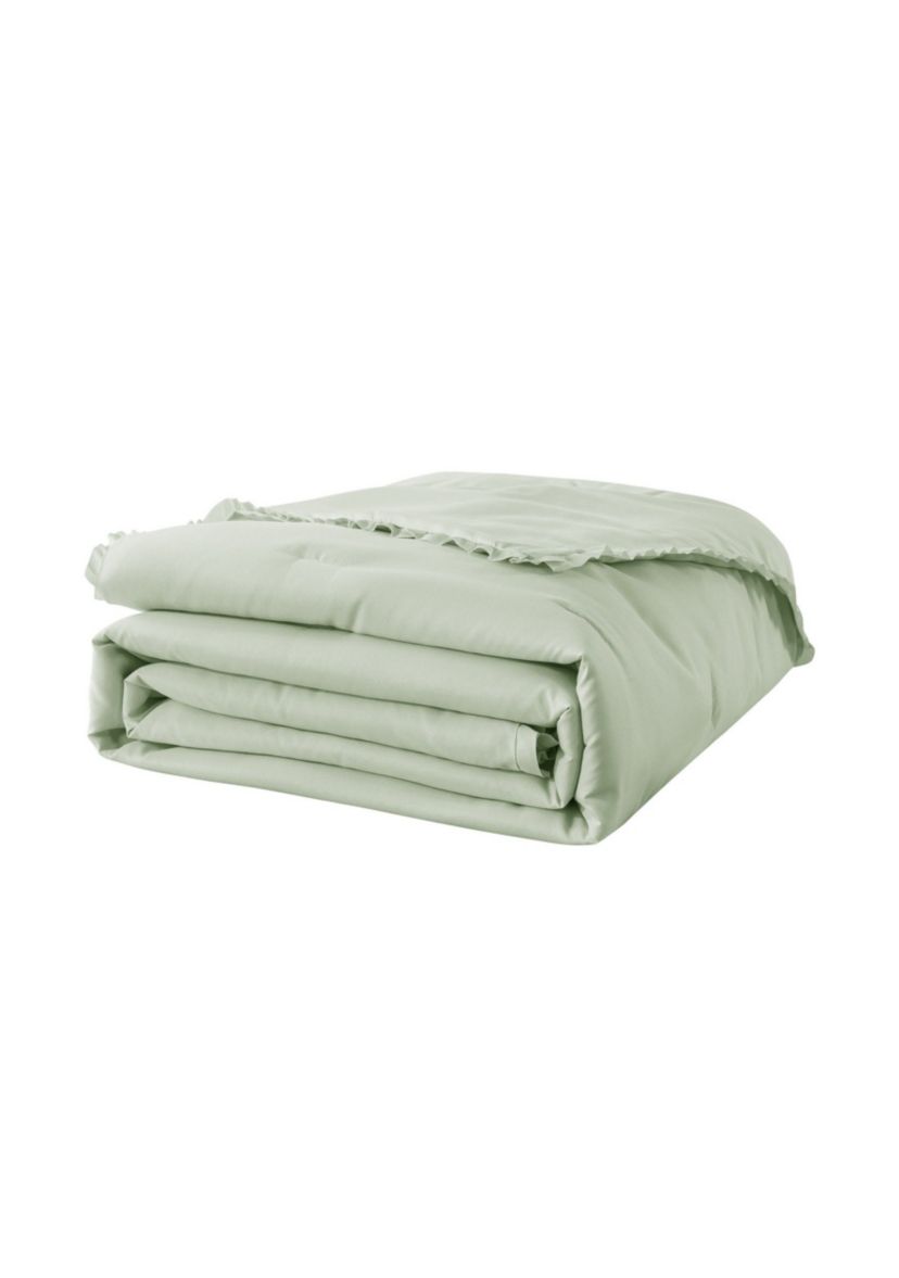 Ruffled Edge Down Alternative Blanket