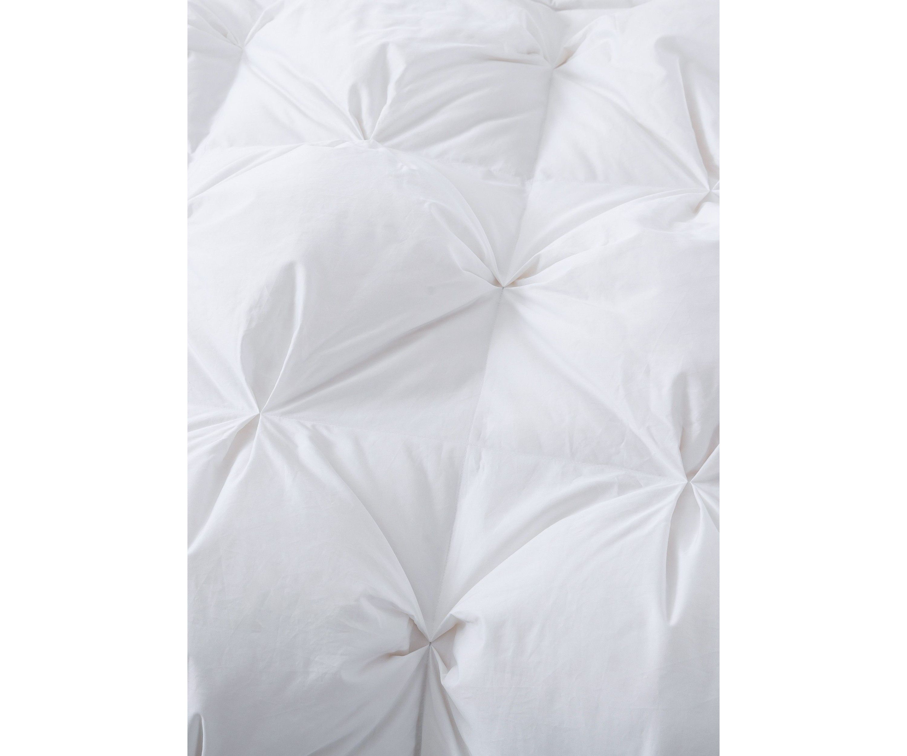 Pintuck Stitch White Duck Down Comforter