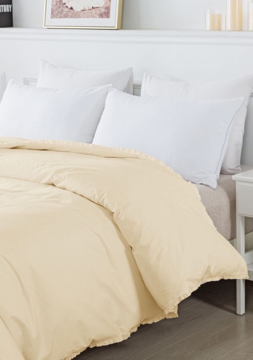Ruffled Edge Down Comforter