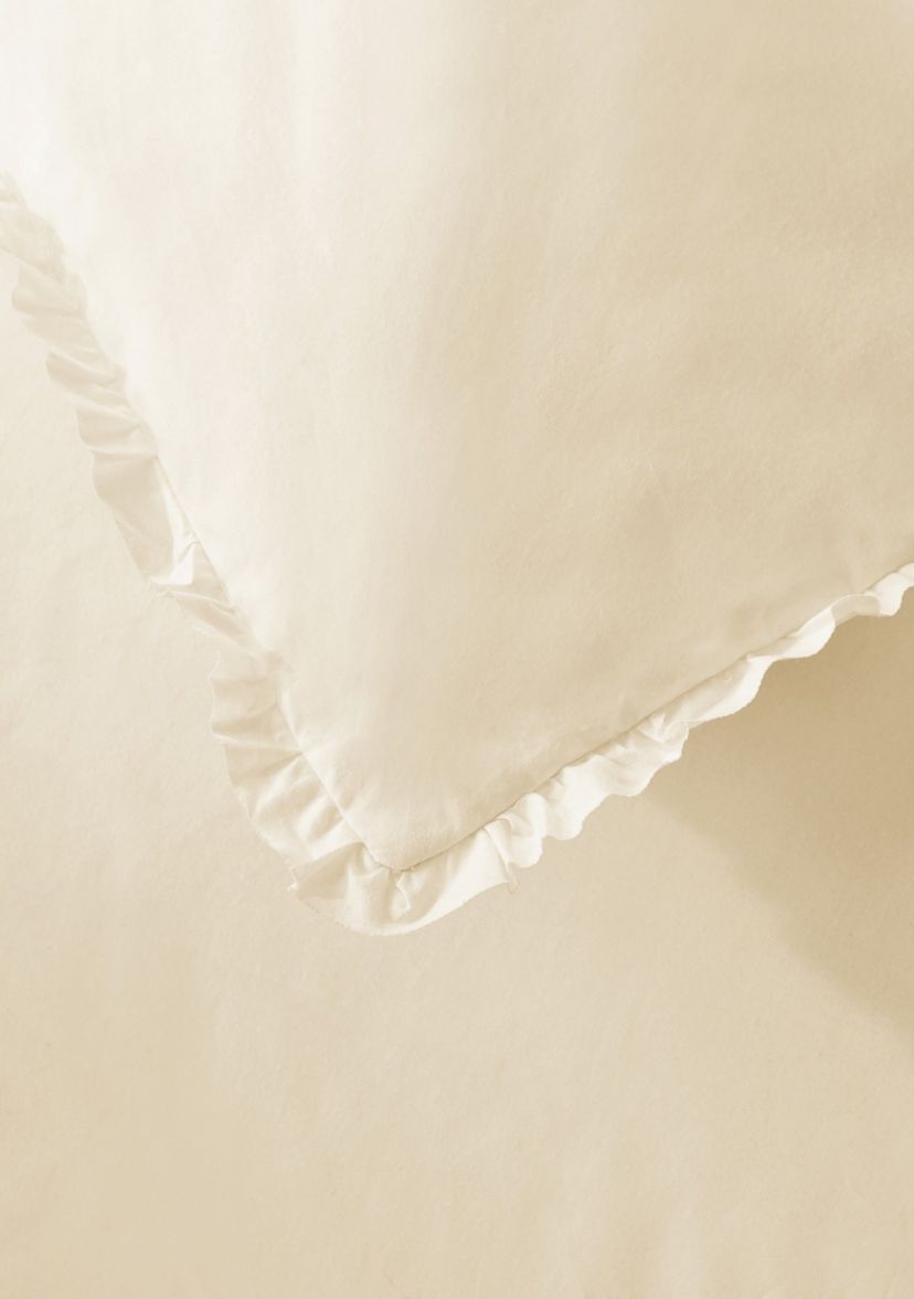 Ruffled Edge Down Comforter