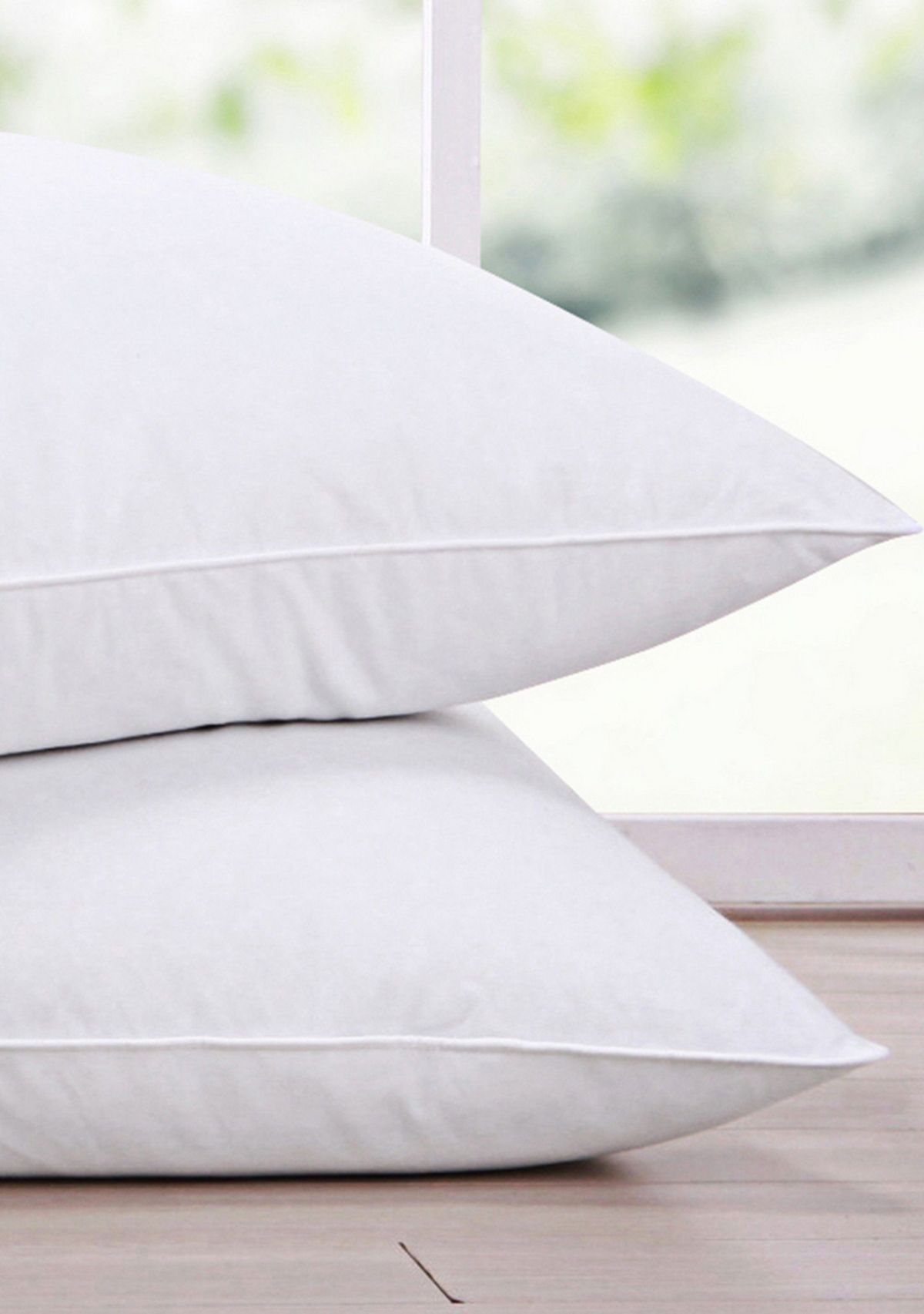 Twin Pack White Goose Nano Down and Feather Pillows