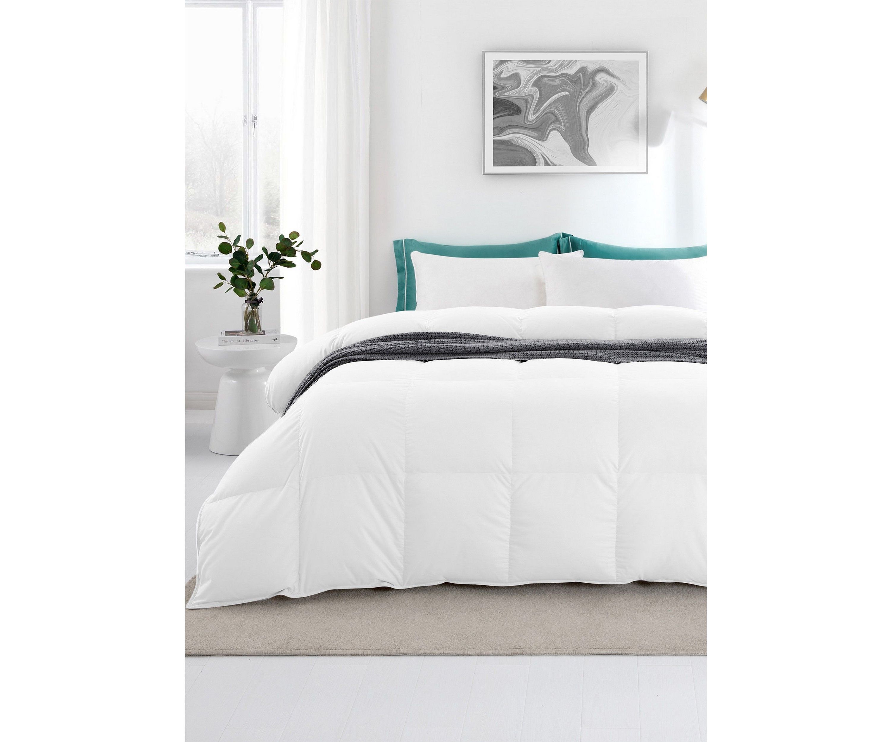All Seasons White Goose Nano Down and Feather Comforter