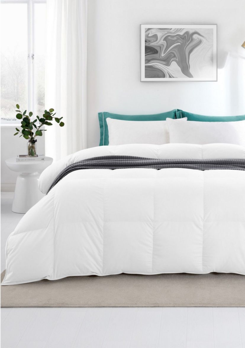 All Seasons White Goose Nano Down and Feather Comforter