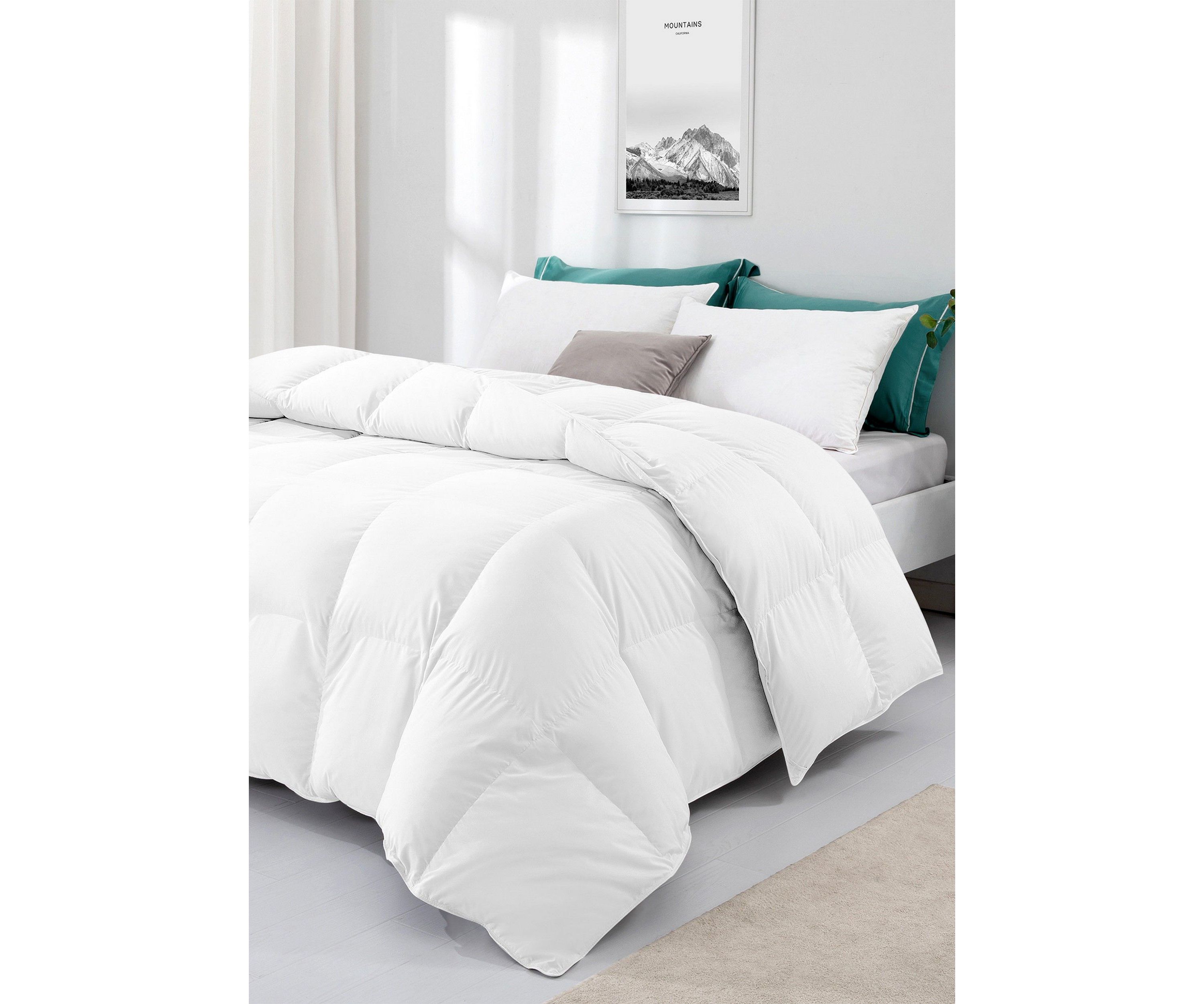 All Seasons White Goose Nano Down and Feather Comforter