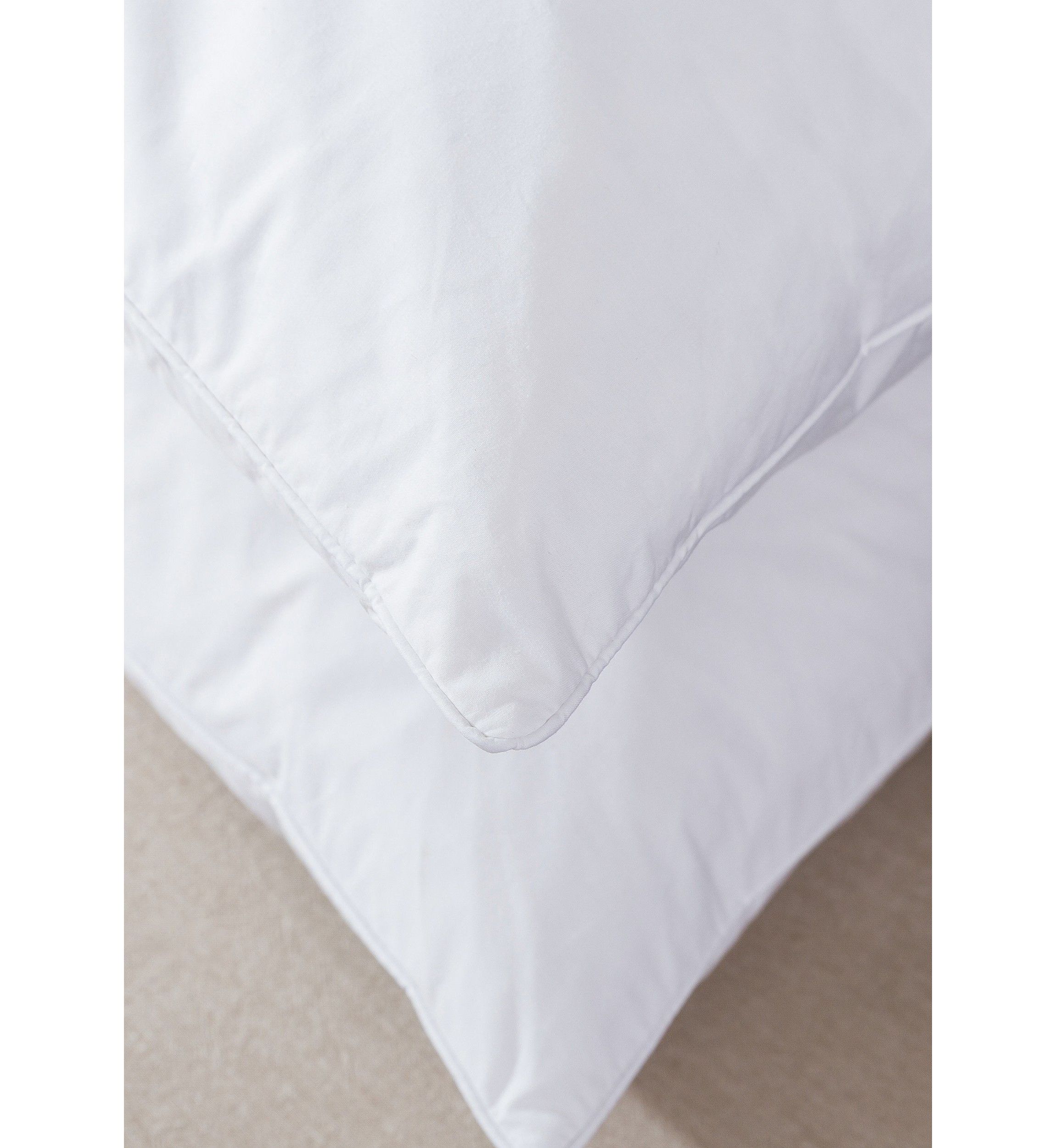 Twin Pack White Goose Feather and Down Blend Pillow