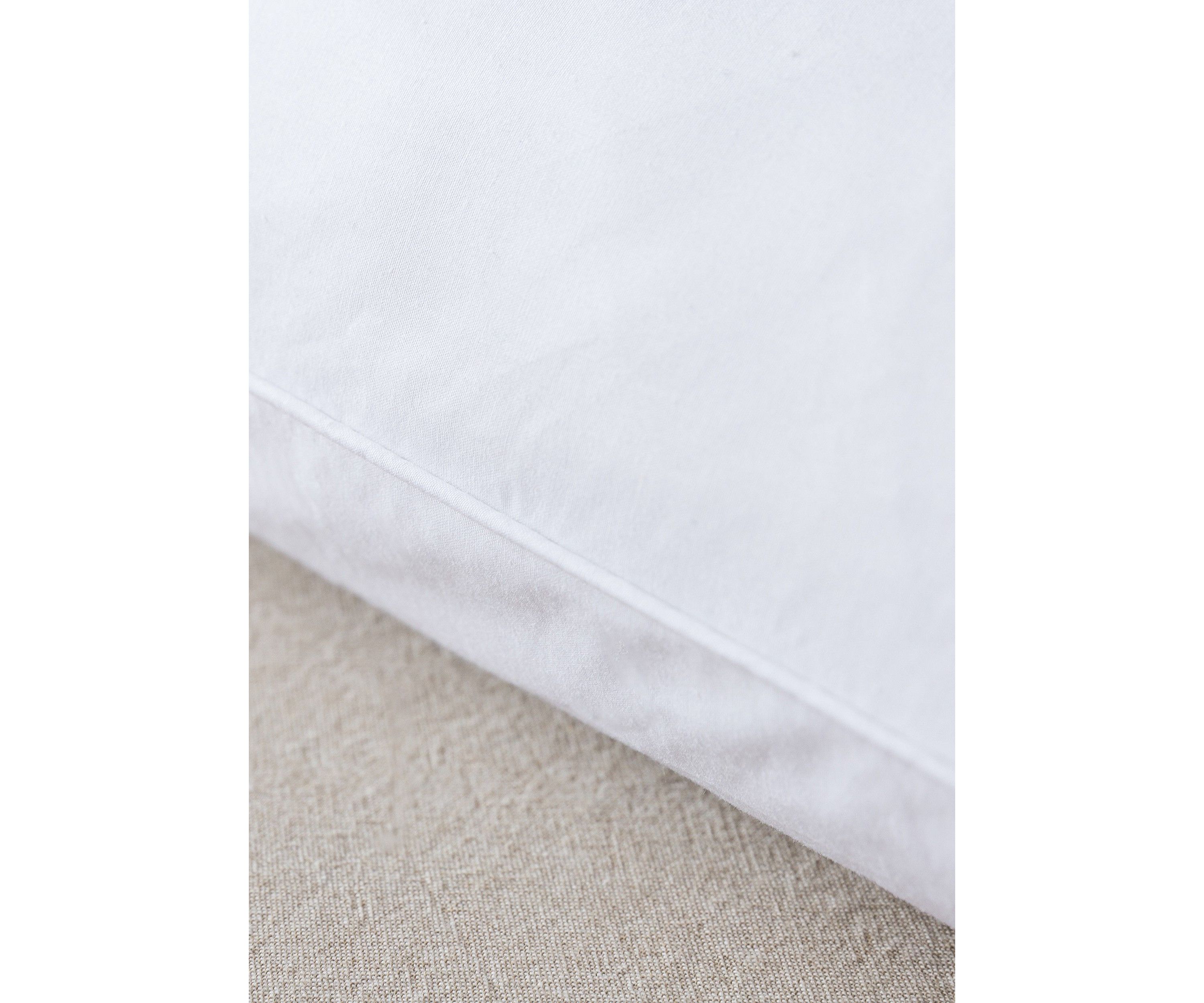 Twin Pack White Goose Feather Down Blend Pillow