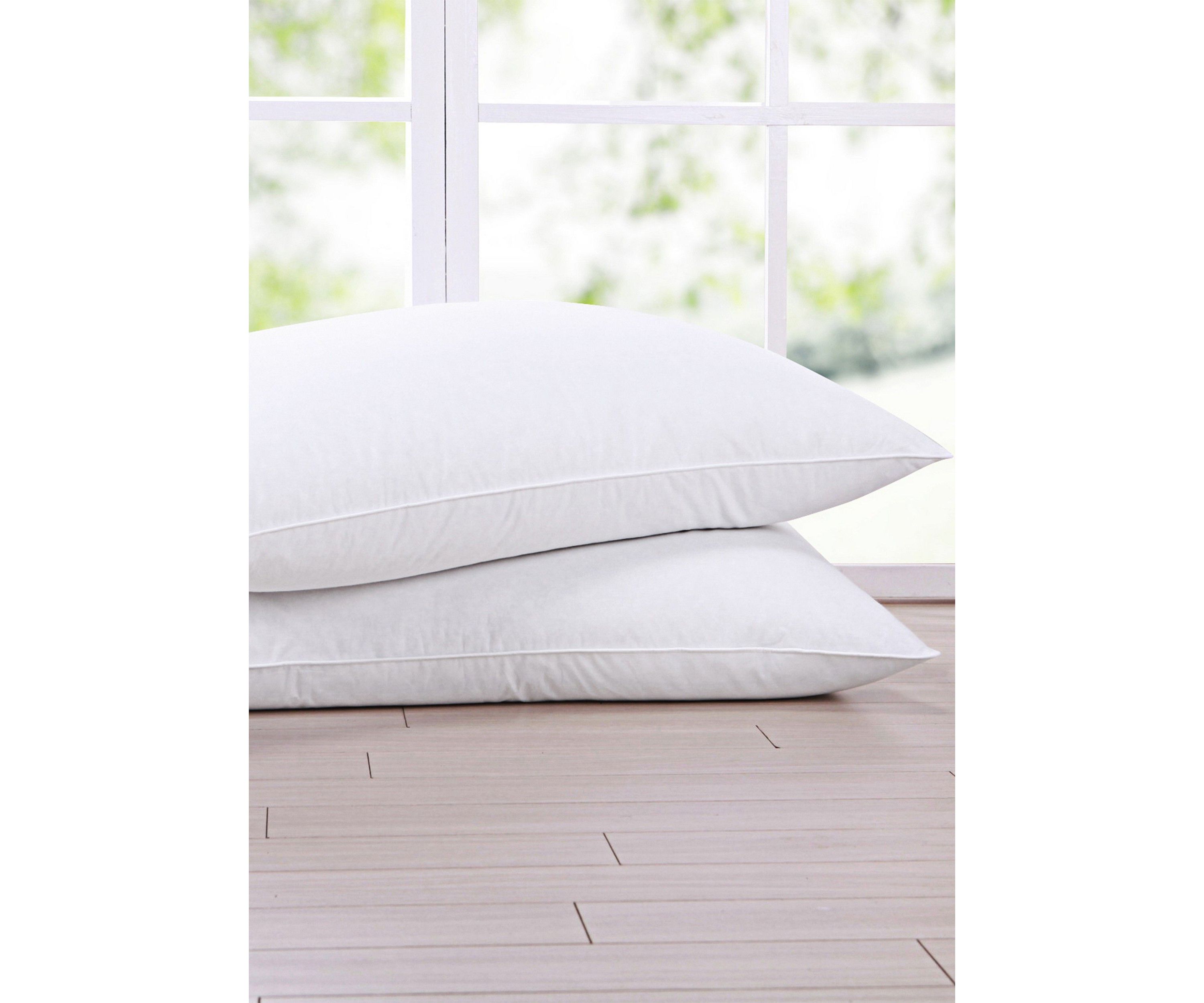 Twin Pack White Feather Down Blend Pillow