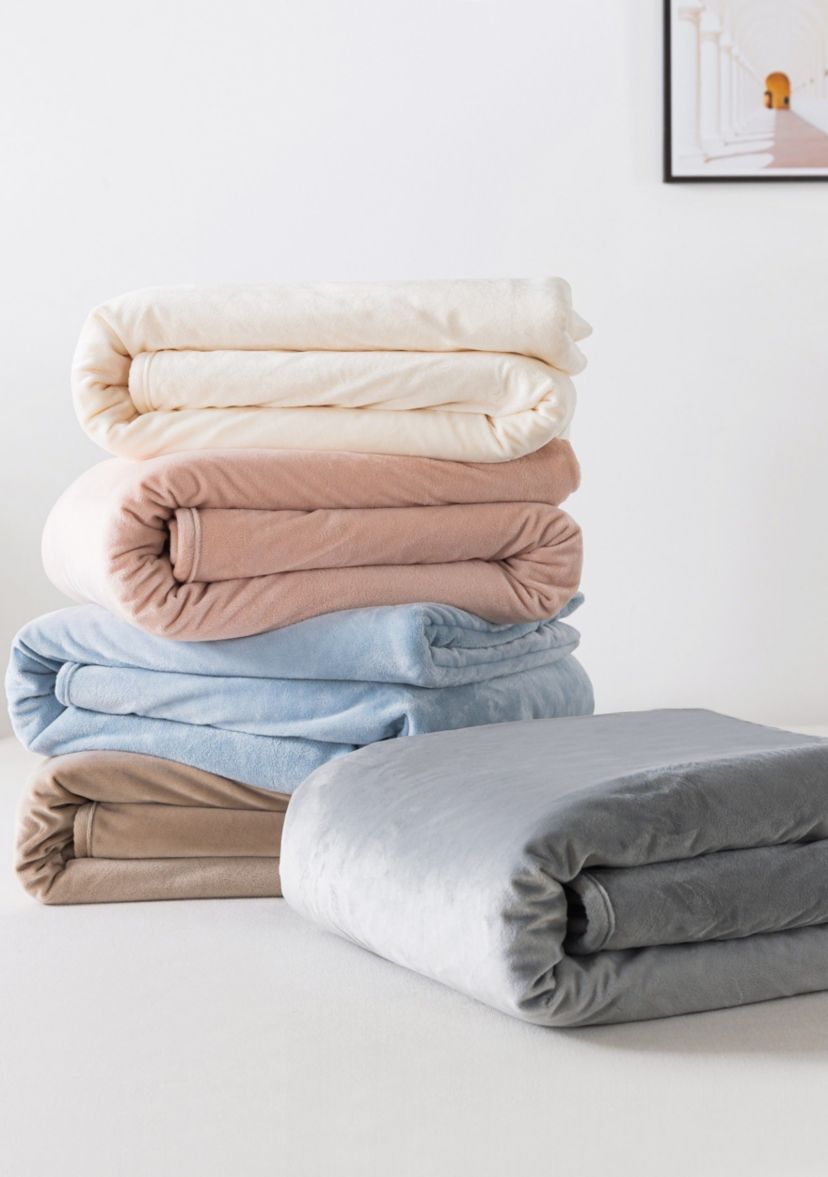 The Work Sack Velvet and Sherpa Wearable Throw