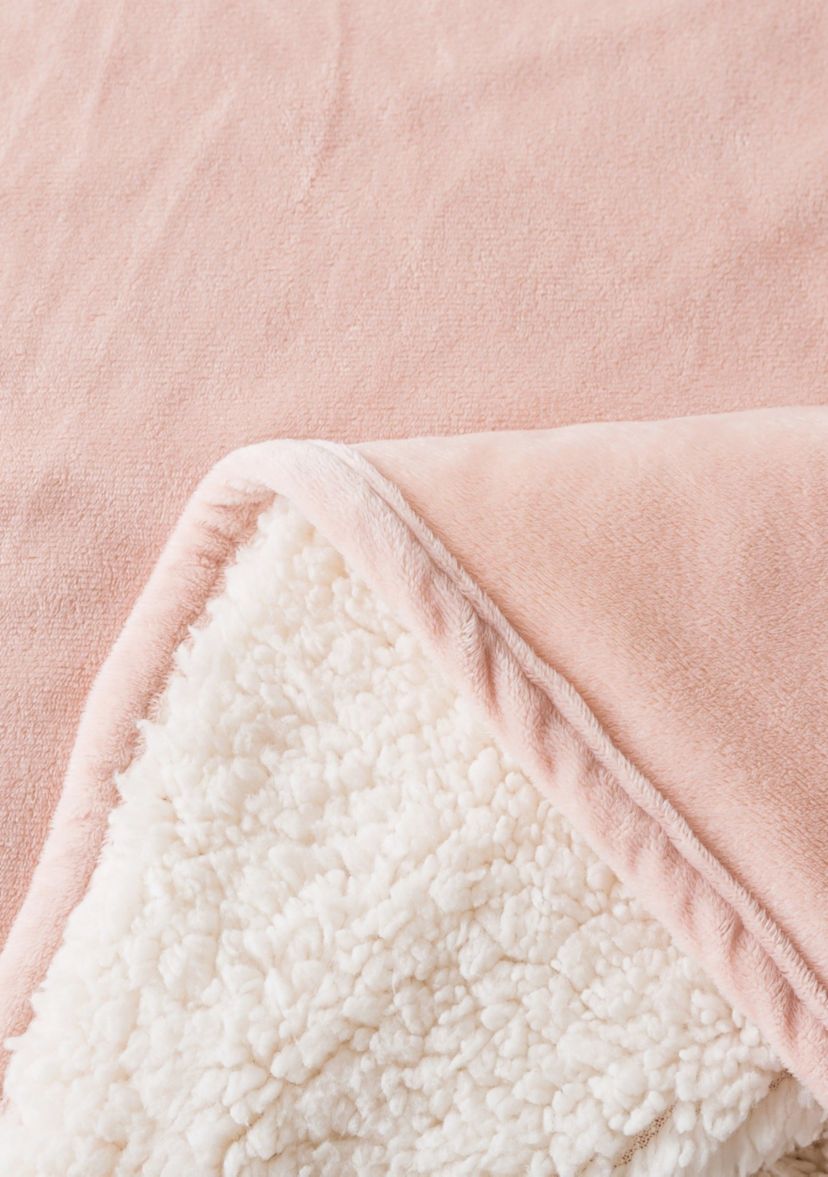 The Work Sack Velvet and Sherpa Wearable Throw