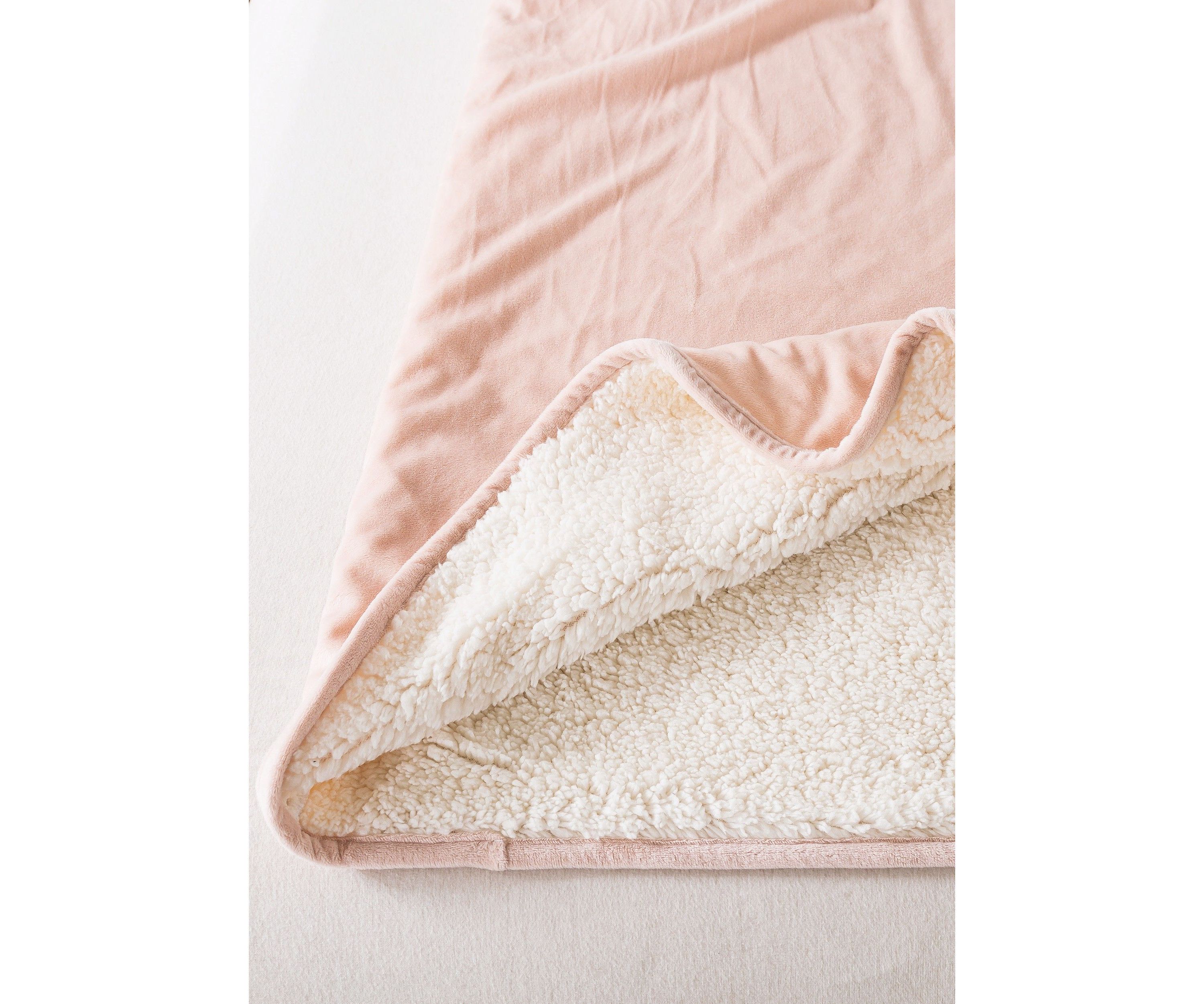 The Work Sack Velvet and Sherpa Wearable Throw