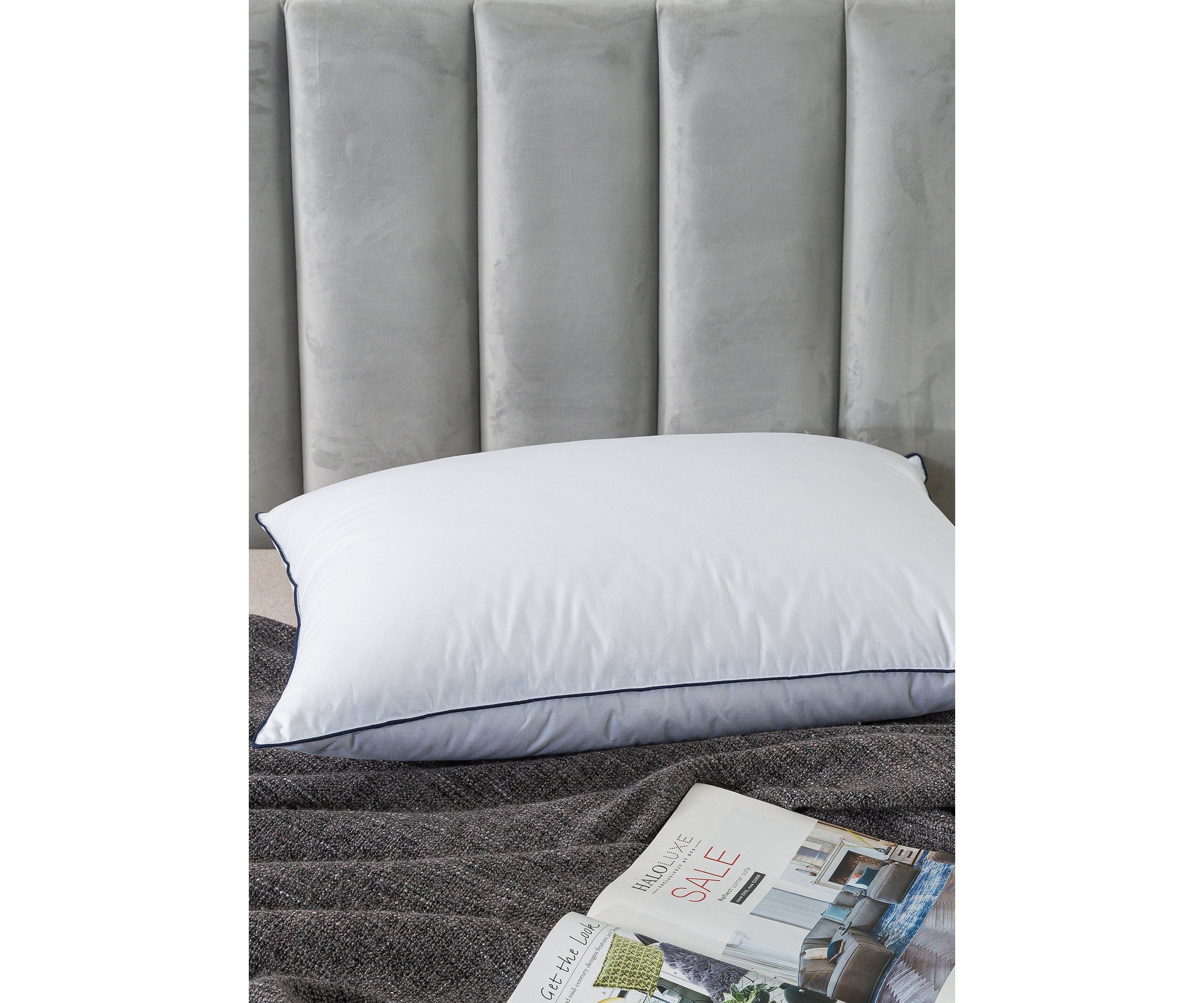 White European Down and Nano Feather Pillow
