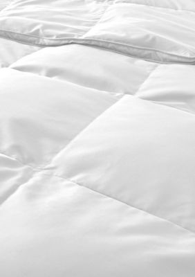 All Season Soft Microfiber White Goose Feather Fiber Comforter