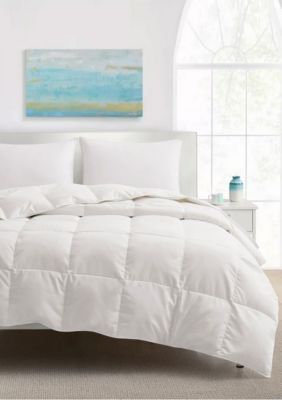 Lightweight Microfiber White Goose Down and Feather Fiber Comforter