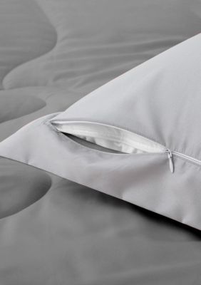 Lightweight Reversible Down Alternative Comforter Set