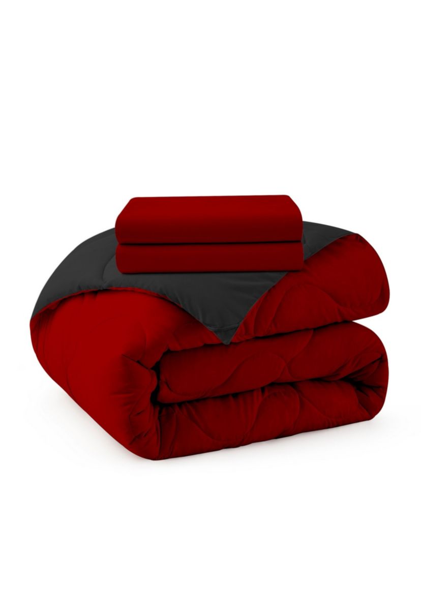 Lightweight Reversible Down Alternative Comforter Set