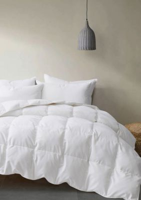 All Season Soft Microfiber White Goose Feather Fiber Comforter